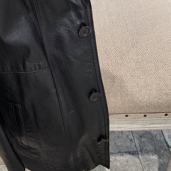 Adler Vintage Men’s Black Leather Jacket - Picture 5 of 9